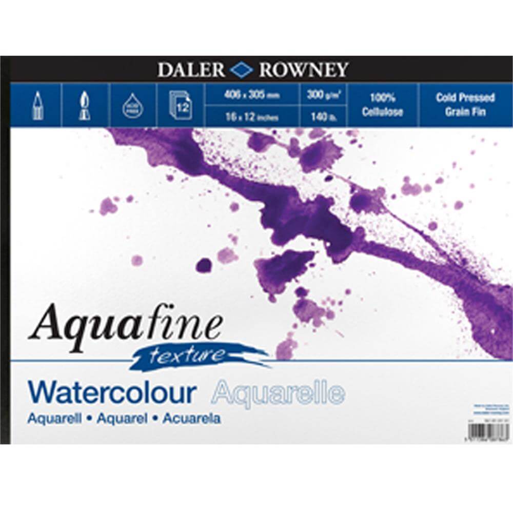 Daler Rowney Aquafine Watercolour Artboard Pad A4 10 Sheets